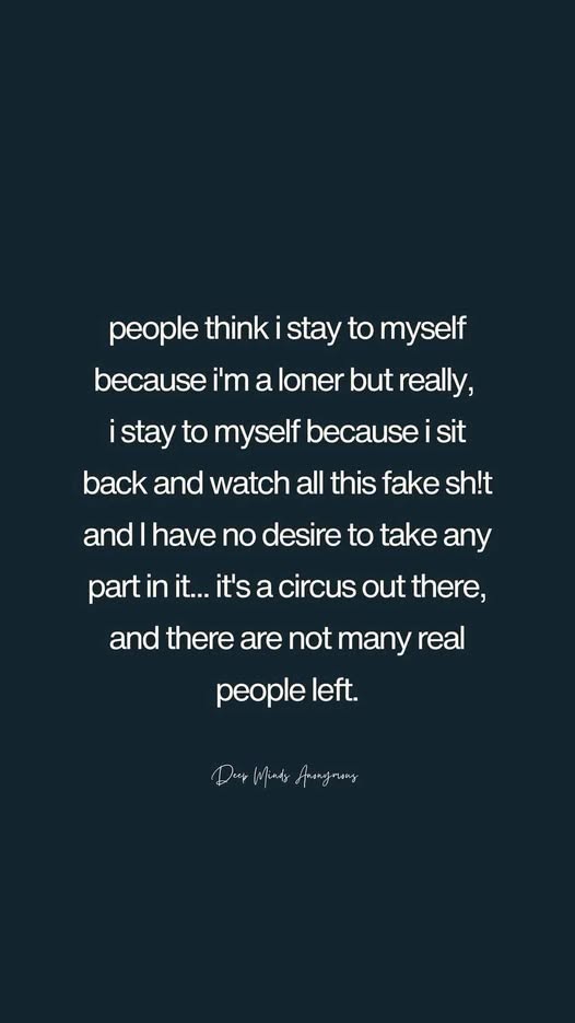not many real people left